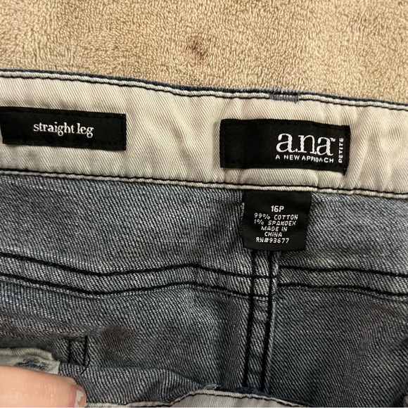 a.n.a petite straight leg jeans - Picture 4 of 8